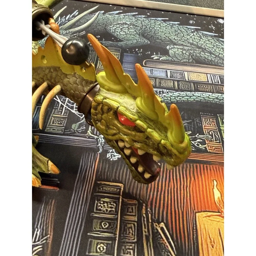 2003 Mega Bloks Krystal Wars Marader Cliff Dragon #9885 Green and Gold